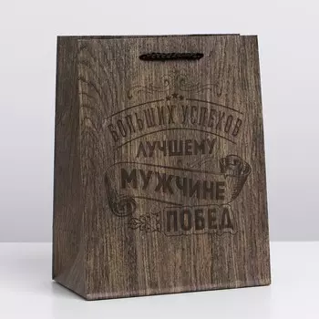 Пакет подарочный ламинированный вертикальный, упаковка,