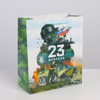 Пакет подарочный ламинированный вертикальный, упаковка,