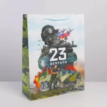 Пакет подарочный ламинированный вертикальный, упаковка,