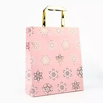 Пакет подарочный новогодний ламинированный