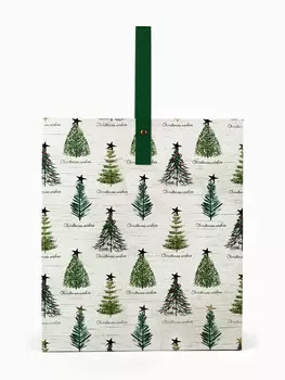 Пакет подарочный новогодний ламинированный