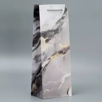 Пакет подарочный под бутылку, упаковка,