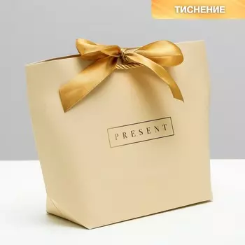 Пакет подарочный, упаковка, present, 19 х 20 х 9 см