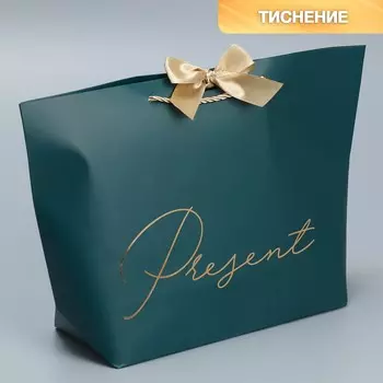 Пакет подарочный, упаковка, present, 26 х 25 х 11 см