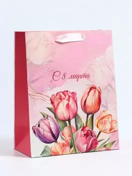 Пакет подарочный вертикальный