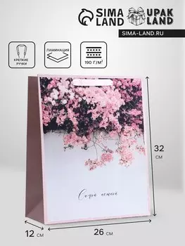 Пакет подарочный вертикальный