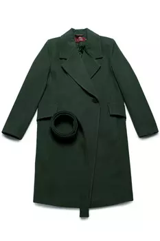 Пальто пояс