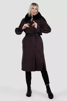 Пальто женское утепленное (пояс)