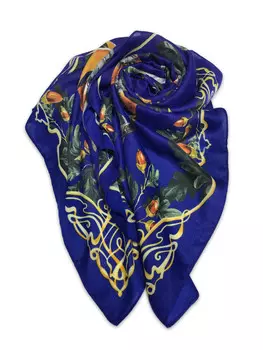 Палантин "Уточки-мандаринки" 90*180