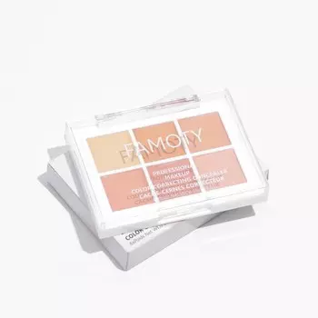 Палетка консилеров revolution, 6 оттенков