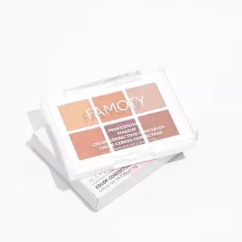 Палетка консилеров sensation, 6 оттенков