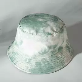 Панама женская minaku tie-dye, белая/зеленая, размер 56-58