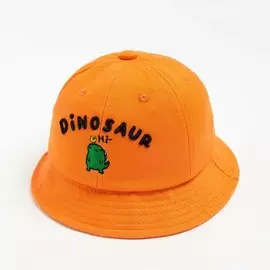 Панама для мальчика minaku dinosaur, размер 48, оранжевая