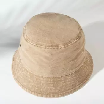 Панама однотонная minaku цвет бежевый, размер 56-58