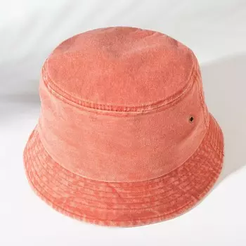 Панама однотонная minaku цвет красный, размер 56-58