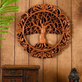 Панно резное дерево