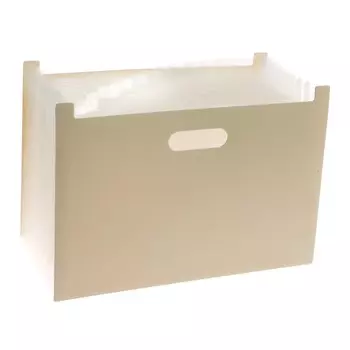 Папка для бумаги а4 пластиковая calligrata, 12 отделений, бежевая