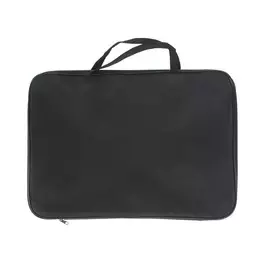 Папка для чертежей и рисунков а3, 470 х 350 х 20 мм, с ручками, текстильная, calligrata стандарт, черная, плотность 600d