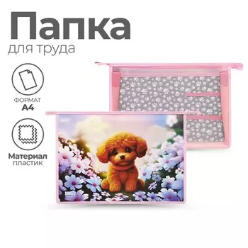 Папка для труда, а4, пластиковая, 32.52310 см