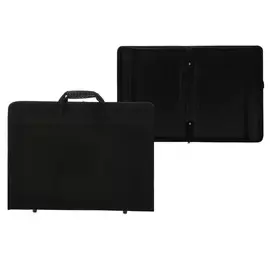 Папка для чертежей и рисунков для художников а3, 470 х 350 х 40 мм, с ручками, каркасная, текстильная,