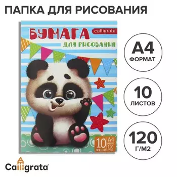 Папка для рисования а4 10 листов