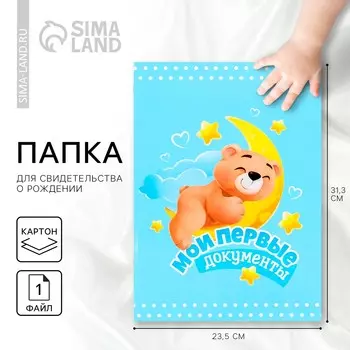 Папка для свидетельства о рождении