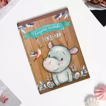 Папка для свидетельства о рождении