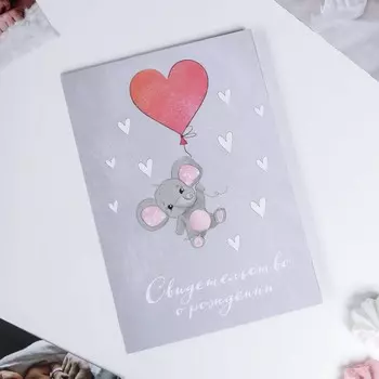 Папка для свидетельства о рождении, а5