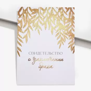 Свидетельство о заключении брака, 22.531 см