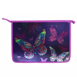 Папка для тетрадей а4, 230 х 325 х 50 мм, молния сверху, calligrata