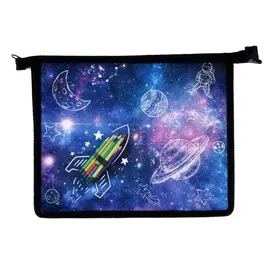 Папка для тетрадей а5, 230 х 190 х 50 мм, молния сверху, пластиковая, calligrata