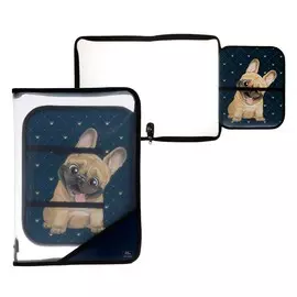 Папка для труда а4, 325 х 230 х 25 мм, молния вокруг, откидная планка, пластиковая, птр-1, calligrata