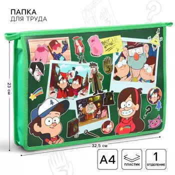 Папка для тетрадей, а4, на молнии,