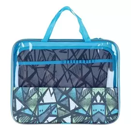 Папка для труда а4 с ручками, текстиль, пвх, 335*260*20 мм