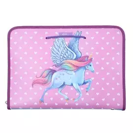 Папка для труда с ручками а4 (320х230х25 мм), молния вокруг, пластик