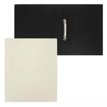 Папка на 2 кольцах calligrata deluxe а4, 25мм, 700мкм,мол