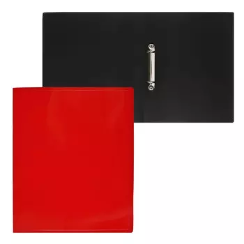 Папка на 2 кольцах calligrata deluxe а4, 25мм, 700мкм,