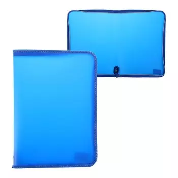 Папка пластиковая а4, 325 х 230 х 25 мм, молния вокруг, calligrata