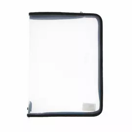 Папка пластиковая а4, 325 х 230 х 25 мм, молния вокруг, calligrata