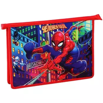 Папка пластиковая для тетрадей а4, на молнии,