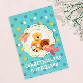 Папка под свидетельство о рождении