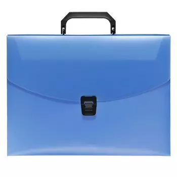 Папка портфель а4, 700 мкм, 1 отделение, calligrata top breeze, небесный