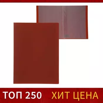Папка с 10 вкладышами а4, 500 мкм, calligrata, текстура