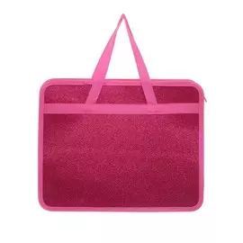 Папка с блестками, цвет розовый