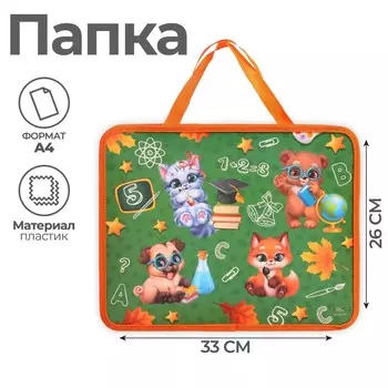 Папка для труда, а4, пластиковая, 33267.5 см