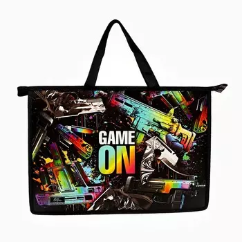 Папка для труда, а4, пластиковая, 33.523.55.5 см, game on