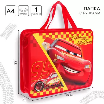 Папка с ручками а4, 33267 см, пластик,