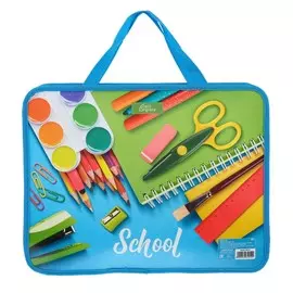 Папка для труда, а4, пластиковая, 33267.5 см, school