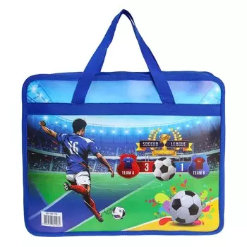 Папка с ручками пластиковая а4, 37 х 22 х 5 см