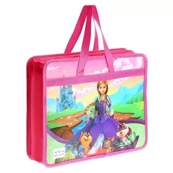 Папка с ручками пластиковая а4, 37 х 22 х 5 см